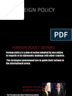 Foreign Policy: Prof. Daisy Pangilinan