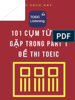 101 Cụm từ hay gặp trong PART 1 TOEIC Miêu tả tranh