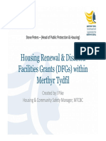 Housing Renewal DFGs