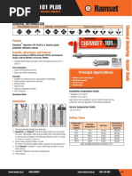 Ramset Chemset Anchor Guide | PDF