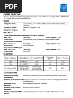 SANJAN KS Resume PDF