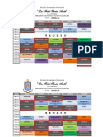 Horarios de Asignaturas Ciclo Escolar 2020-2021 2