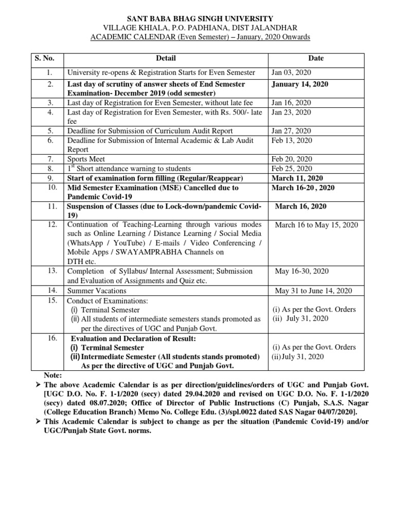 Academic Calendar 2020 2021 Final PDF Academic Term Learning