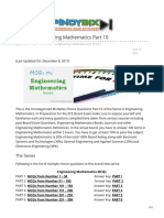 MCQs in Engineering Mathematics Part 10