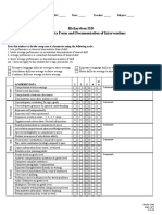 Richardson ISD Teacher Data Form and Documentation of Interventions