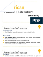 American: Colonial Literature