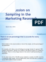 Sampling in Marketing Research PDF