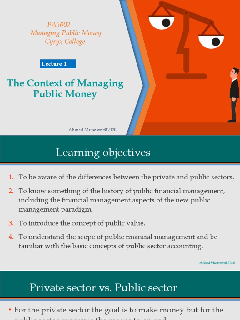 Understanding Public Financial Management | PDF | Debits And Credits ...