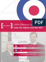100% Effective Case Study: Lean Six Sigma and The RAF