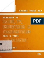02 Babani Handbook of Radio TV Industrial and Transmitting Tube and Valve Equivalents PDF