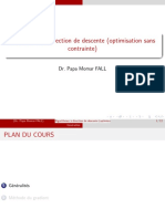 Algorithmes À Direction de Descente