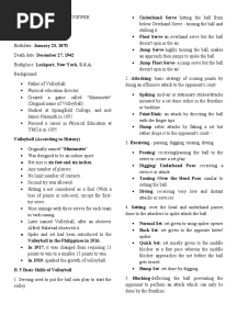 Pe 4TH Quarter Exam Reviewer