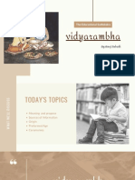 Vidyarambha Samskar PDF