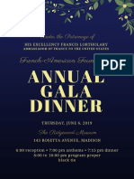 Midnight and Gold Gala Event Program