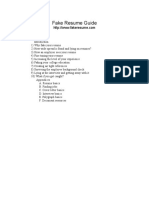 Fake Resume Guide (Revised).pdf
