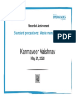 Karmaveer Vaishnav-Standard Precautions For Waste Managment-WHO
