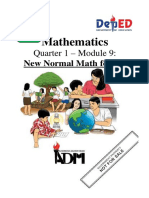 Mathematics: Quarter 1 - Module 9