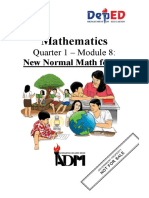 Mathematics: Quarter 1 - Module 8