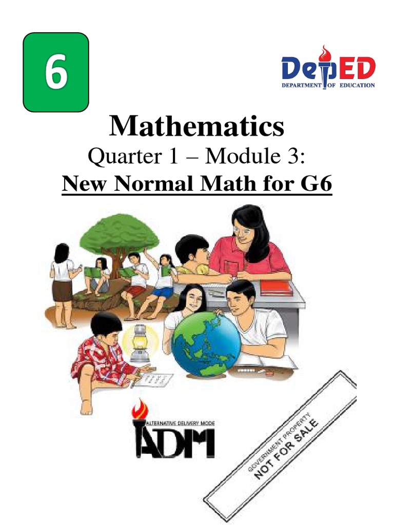 MATH 6 - Q1 - Mod3 PDF | PDF | Division (Mathematics) | Fraction ...
