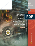 Fabrication Avancee Et Methodes Industrielles Tome 2