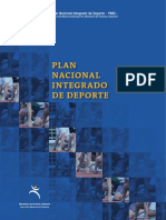 Plan Nacional Integrado de Deporte (2012) PDF