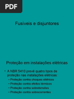 Introdução fusíveis e disjuntores