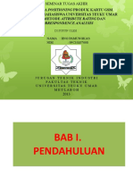 Analisis Peta Positioning Produk Kartu GSM Di Kalangan Mahasiswa Universitas Teuku Umar Dengan Metode Attribute Rating Dan Correspondence Analysis