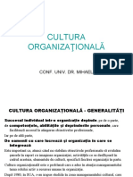 CULTURA ORGANIZATIONALA