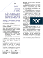 Rule 110 Prosecution of Offenses: Section 1. Institution of Criminal Actions.