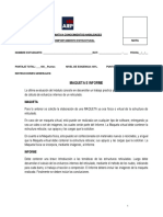 Maqueta e Informe Comportamiento Estruct 2020 AIEP PDF