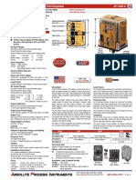 DC To DC Transmitters, Isolated, Field Rangeable API 4380 G: Bsolute Rocess Nstruments