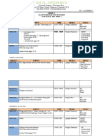 Grade 3 Class Schedule and Program: MONDAY, 24 AUG 2020