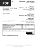 Tax Invoice/Bill of Supply/Cash Memo: (Original For Recipient)