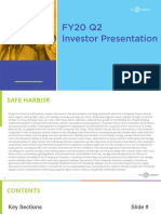 Clorox Investor Presentation Q2FY20