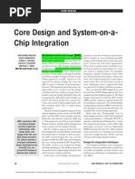 Core Design and SOC Integration