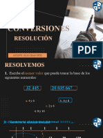 Conversiones RESOLUCIÓN