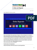 Forouzan: MCQ in Data and Signals: Practice Exam Test Questions Choose The Letter of The Best Answer in Each Questions