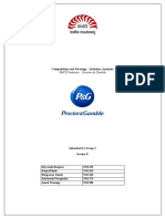 Competition and Strategy: Industry Analysis: FMCG Industry: Proctor & Gamble