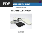 Nikrans LCD-300GD: Installation Guide