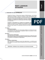 CONCOURS ACCES - Raisonnement Logique Et Mathematiques - 2013