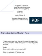 Optimal Monetary Policy: The Friedman Rule