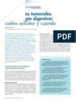 Marcadores tumorales digestivos: cuáles solicitar y cuándo