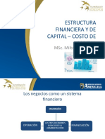 Estructura Financiera y de Capital Wacc MJDT