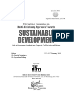 Final Proof - International Conference On Multi-Disciplinary Approach Towards Sustainable Development Anushandhan 2019 21st-22nd February, 2019