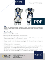Ficha Tecnica Arnes de Seguridad Multiproposito 1170209 Arseg Dotaciones Rac PDF