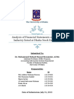 Analysis of Financial Statements of Ceme PDF