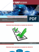 Procesos para Asegurar La Calidad Del Proyecto. Procesos para La Gestión de Los Riesgos. Gestión de Adquisiciones Del Proyecto