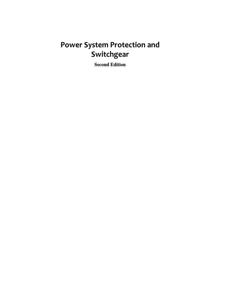 Badri Ram, D Vishwakarma Power System Protection and Switchgear, 2
