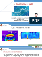 Clase 1. TRANSFERENCIA DE CALOR