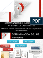 La Correcta Determinación Del IUE